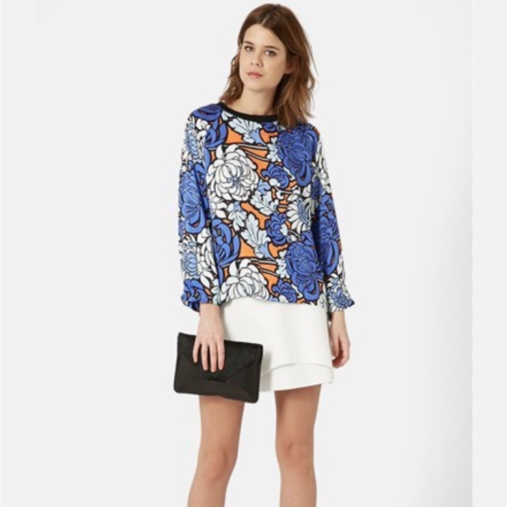 Topshop Viscose floral top